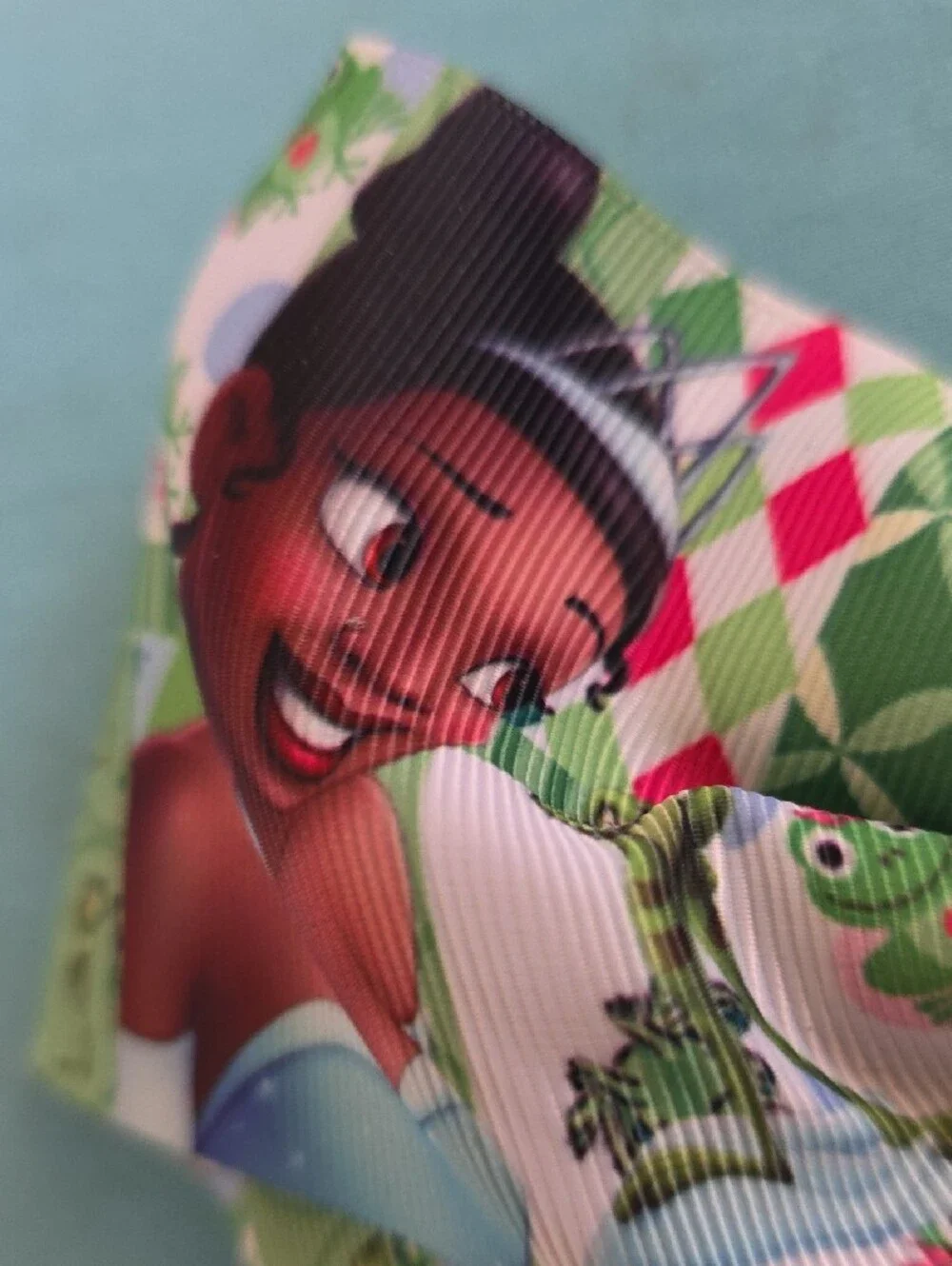 Princess TIANA /Disney Hair Bow Clip